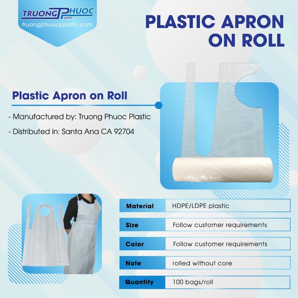 Plastic Apron - Tạp dề nilon