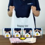 Túi nhựa đựng đồ in hình mặt cười