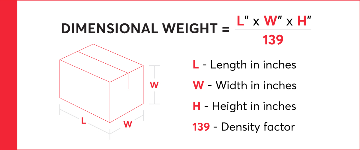 dimensional weight