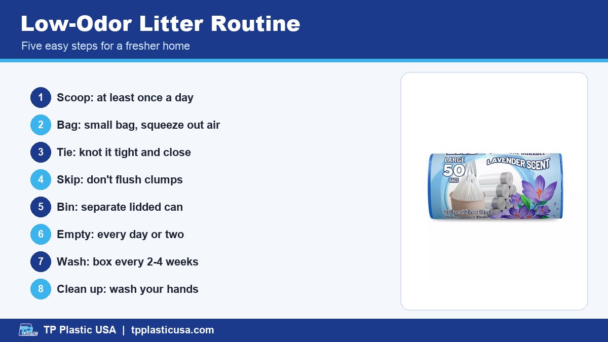 Low-Odor Litter Routine - Cat Litter Disposal: Clean, Low-Odor Tips for Every Home