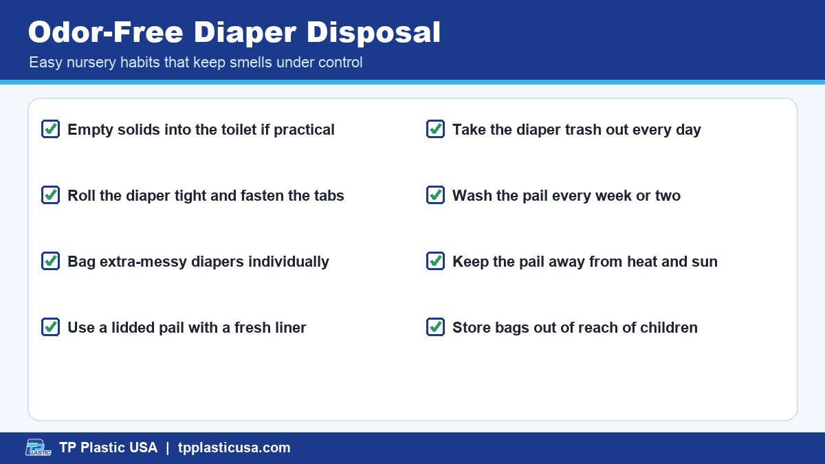 Odor-Free Diaper Disposal - Diaper Disposal Tips: Keep the Nursery Odor-Free